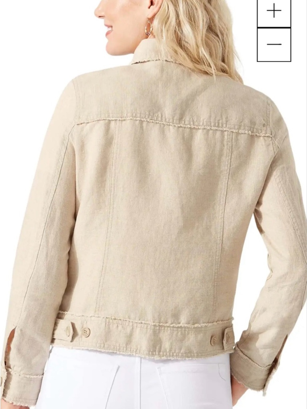 Tommy Bahama Two Palms Raw Edge Linen Jacket - Picture 2 of 6